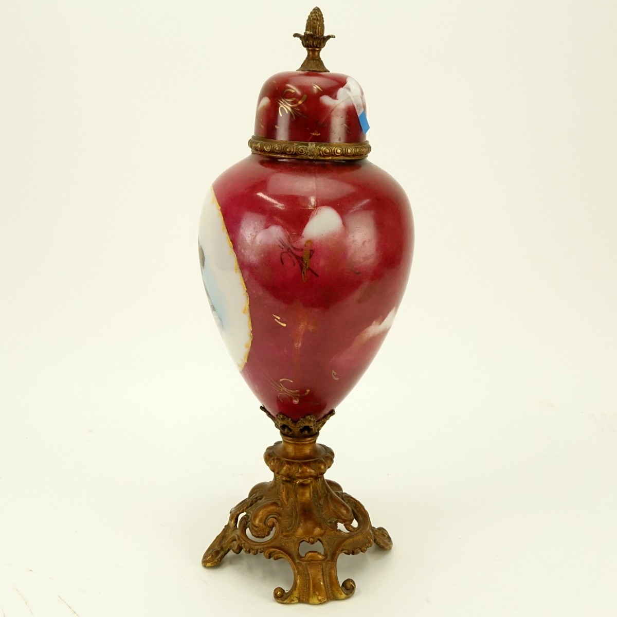 Large Royal Vienna Style Porcelain Urn