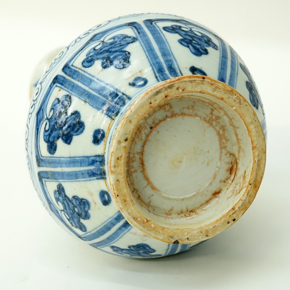 Chinese Blue and White Porcelain Bottle Vase