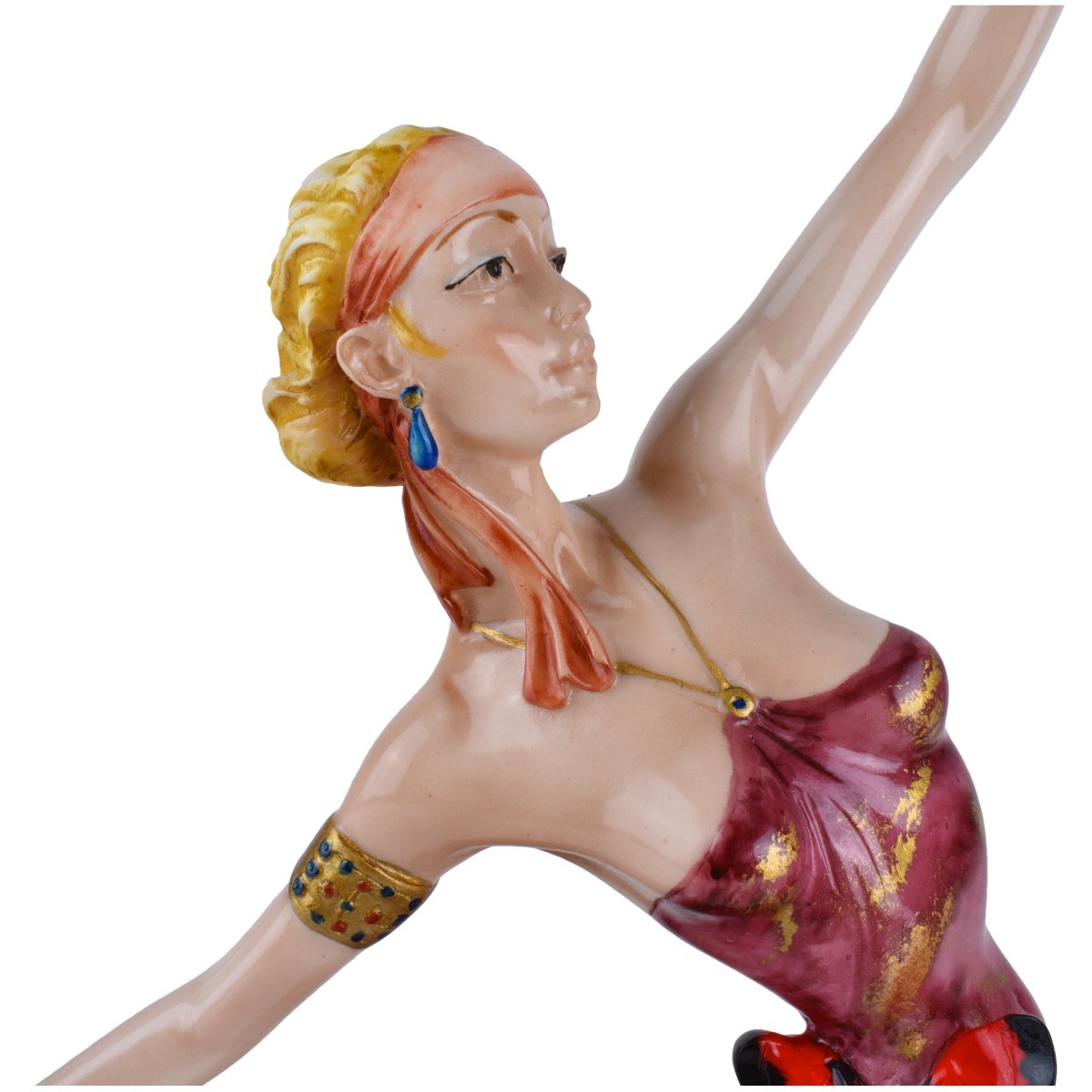 A. Santini Ballerina Sculpture Mounted on Base