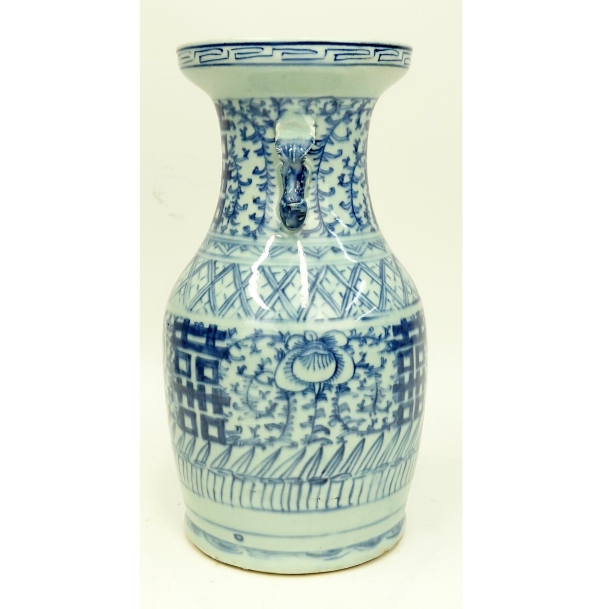 Antique Chinese Porcelain Handled Vase