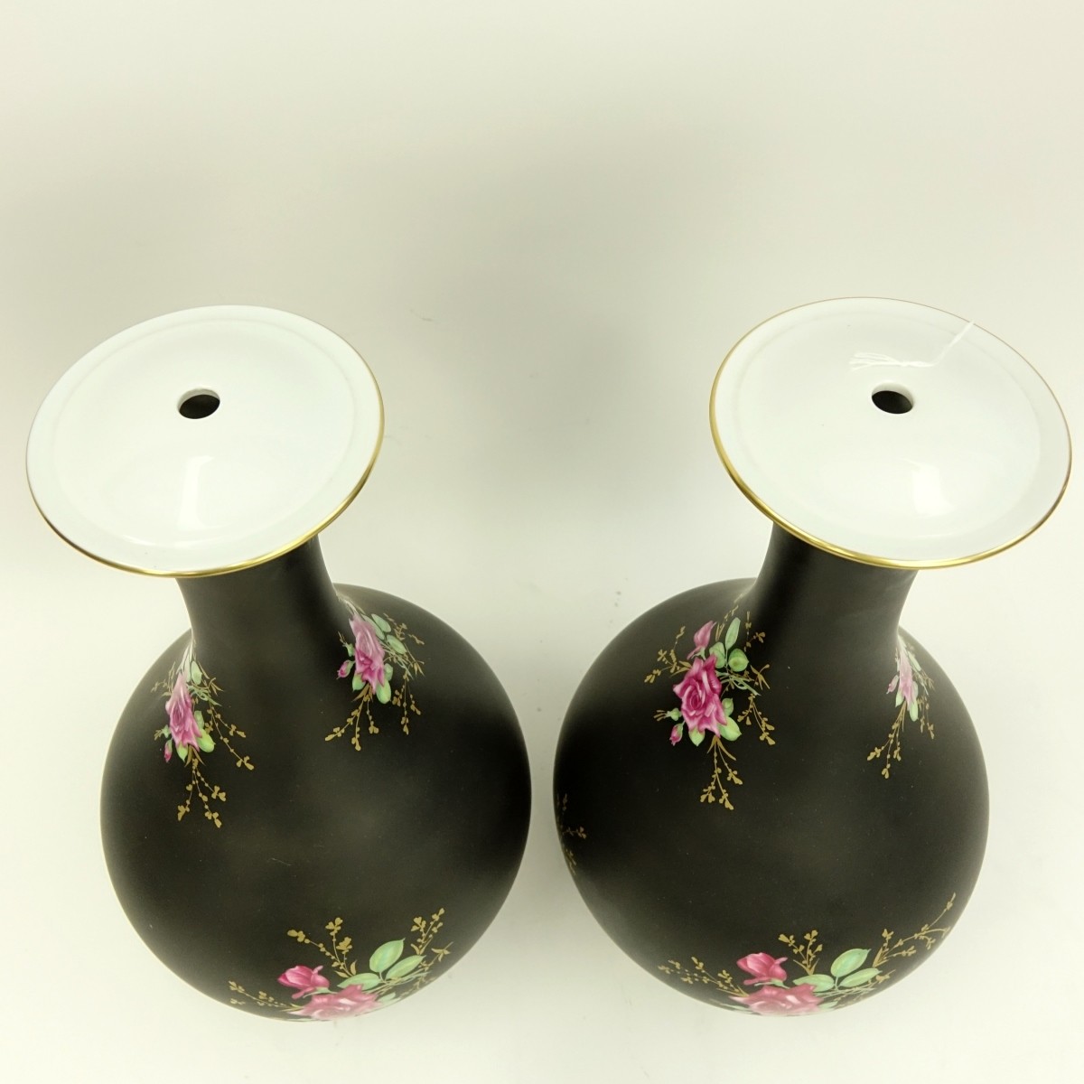 Pair Rosenthal Porcelain Lamp Bases