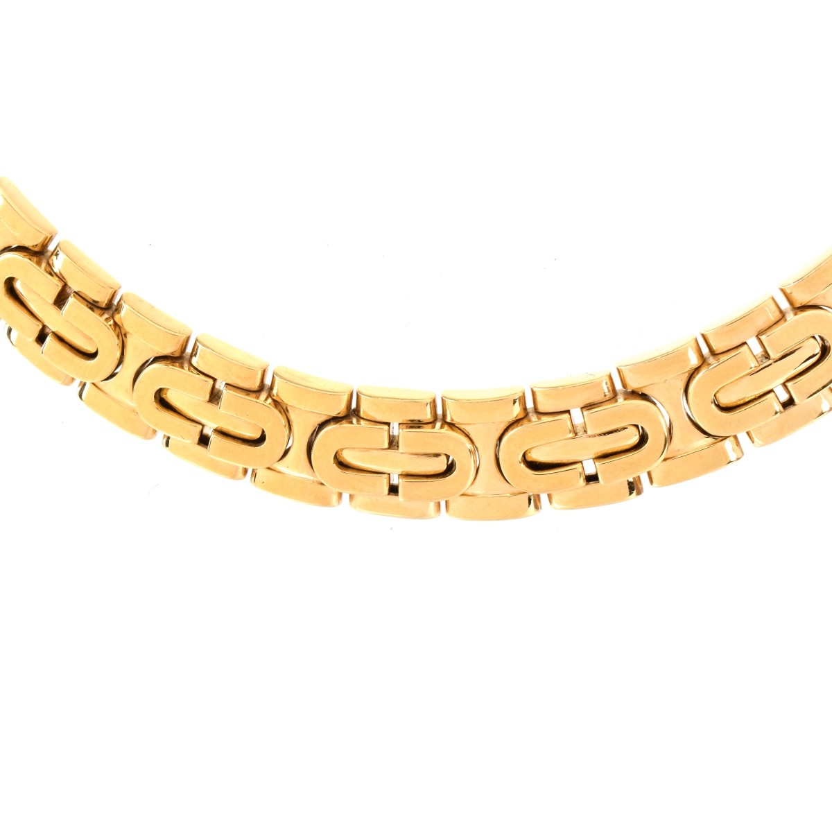 Vintage Cartier 18K Gold Link Necklace