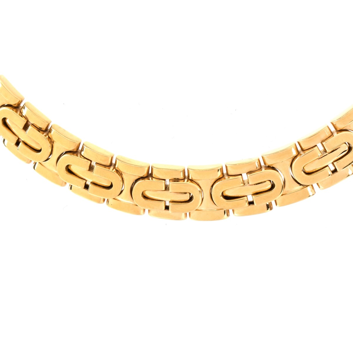 Vintage Cartier 18K Gold Link Necklace