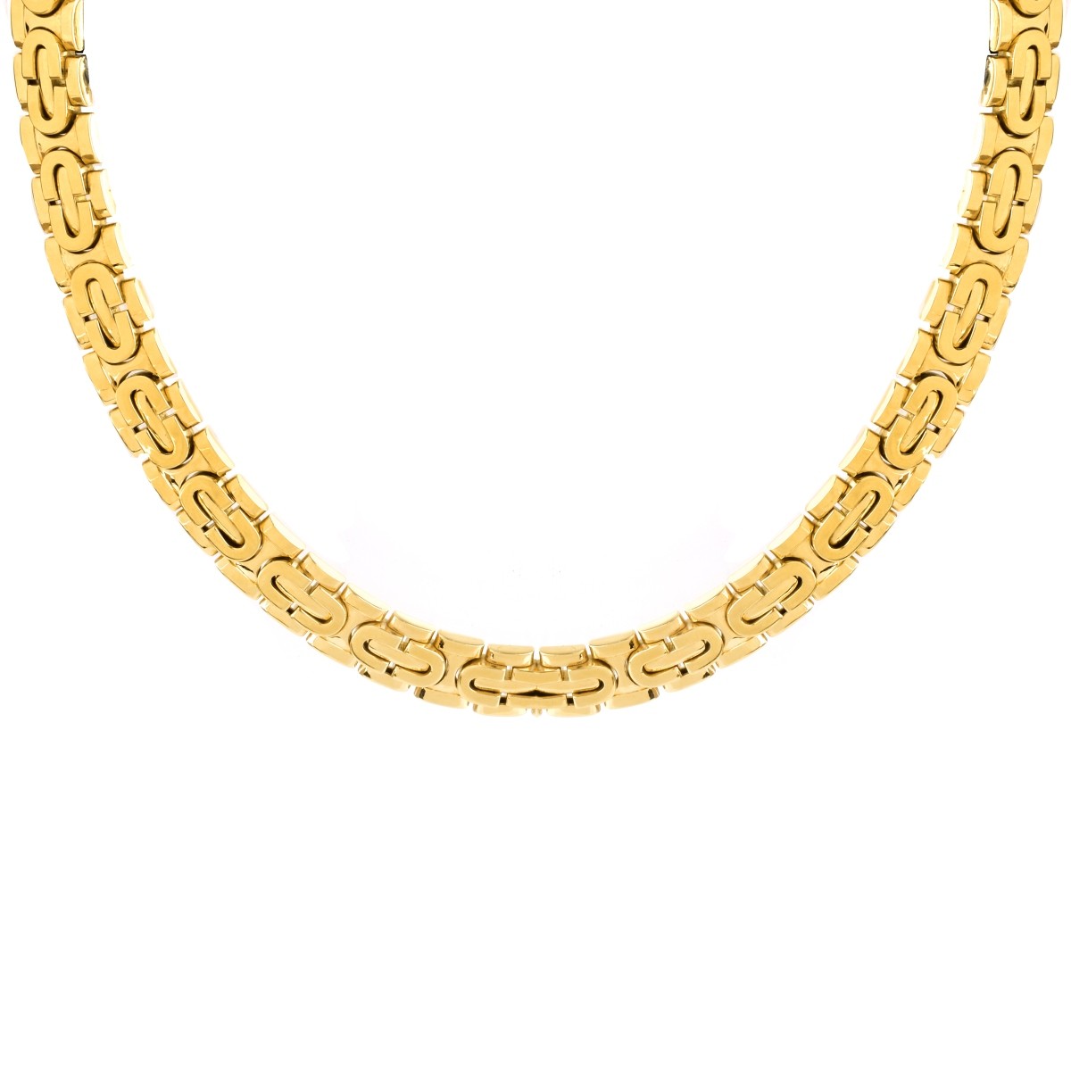 Vintage Cartier 18K Gold Link Necklace