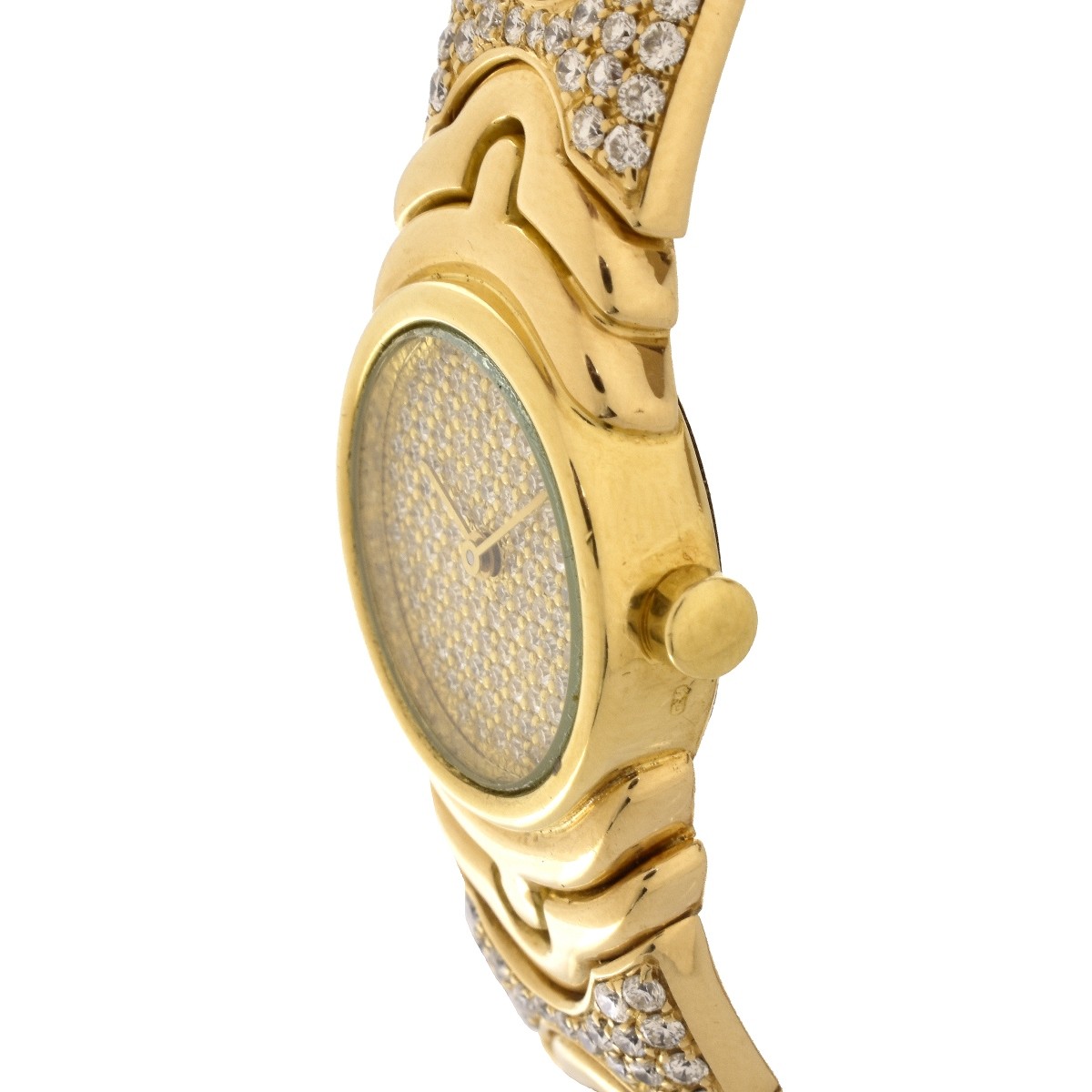 Lady's Bulgari Diamond 18K Parentesi Watch