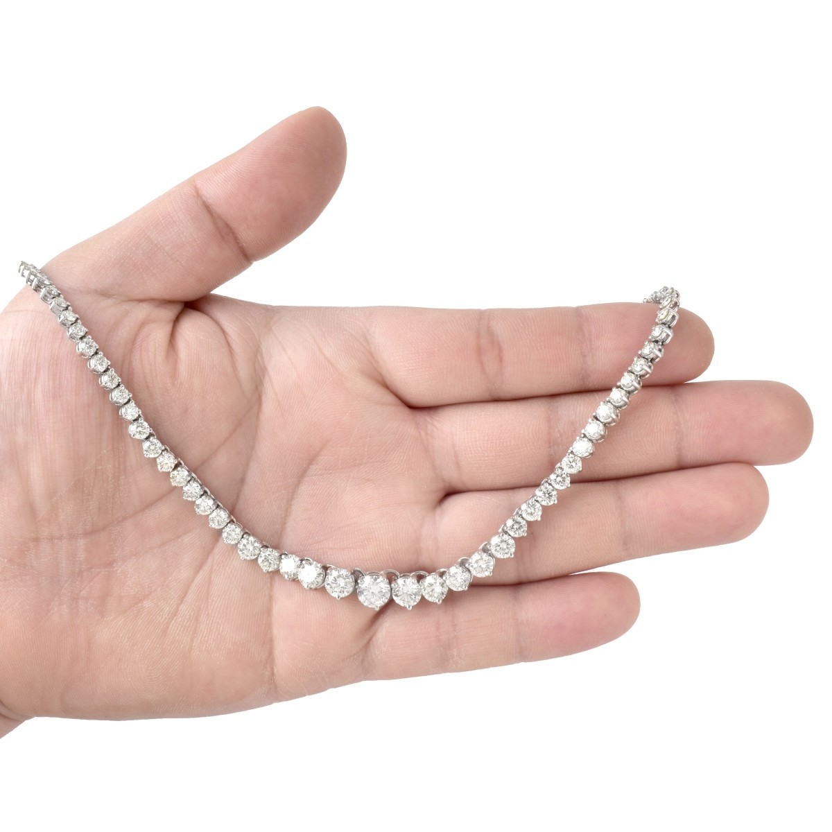 18.36ct TW Diamond and 14K Diamond Necklace