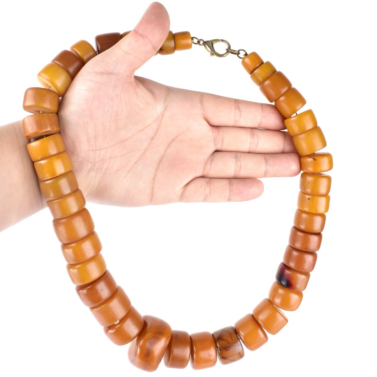 Amber Bead Necklace