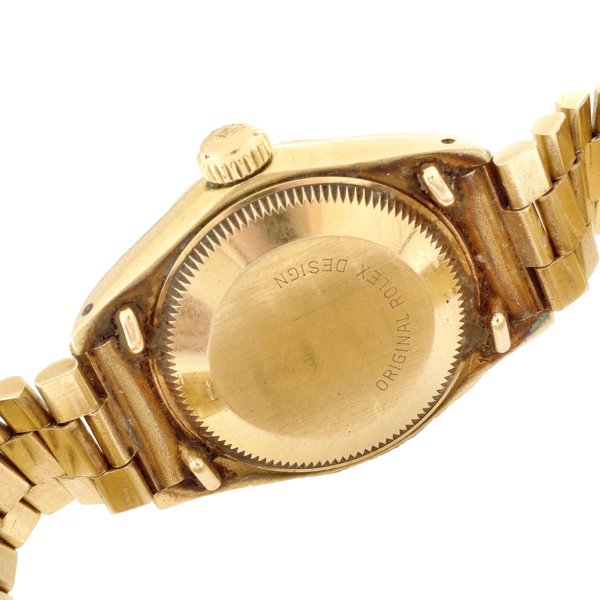 Lady's Rolex 18K Gold Date Just Watch