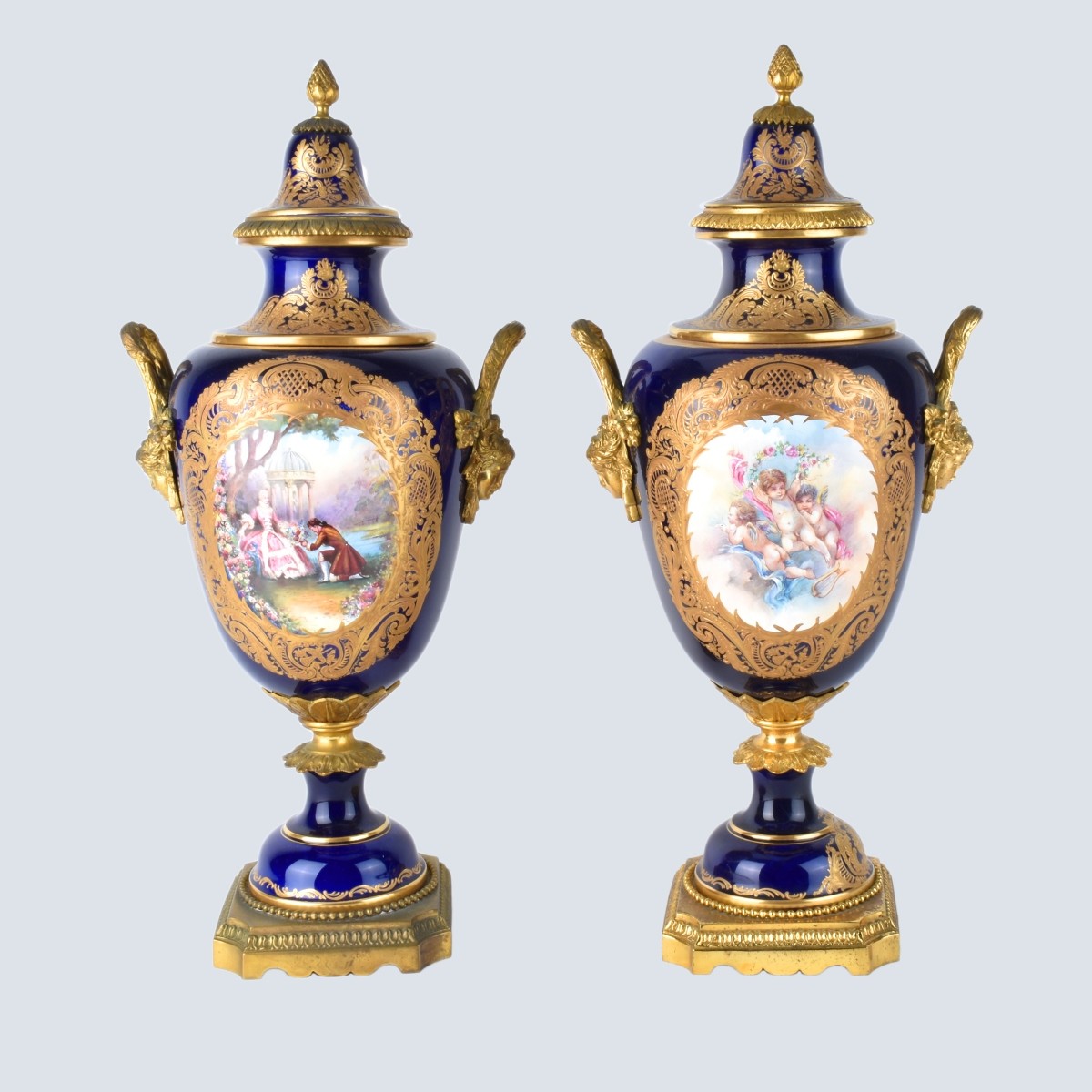 Sevres Urns