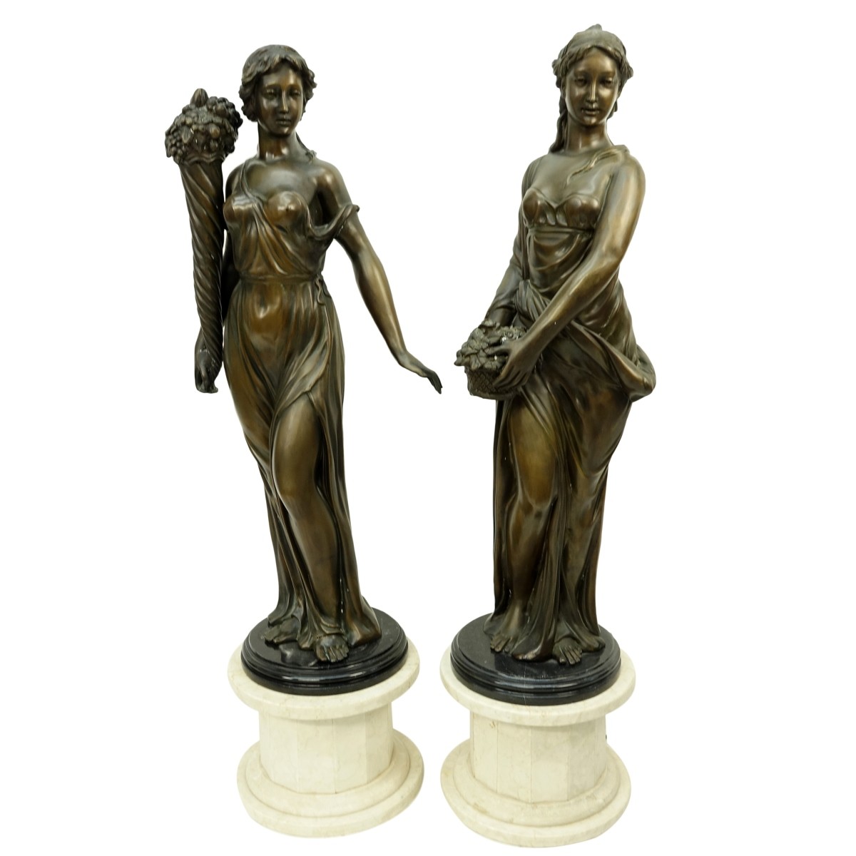 Two Bronze Sculptures