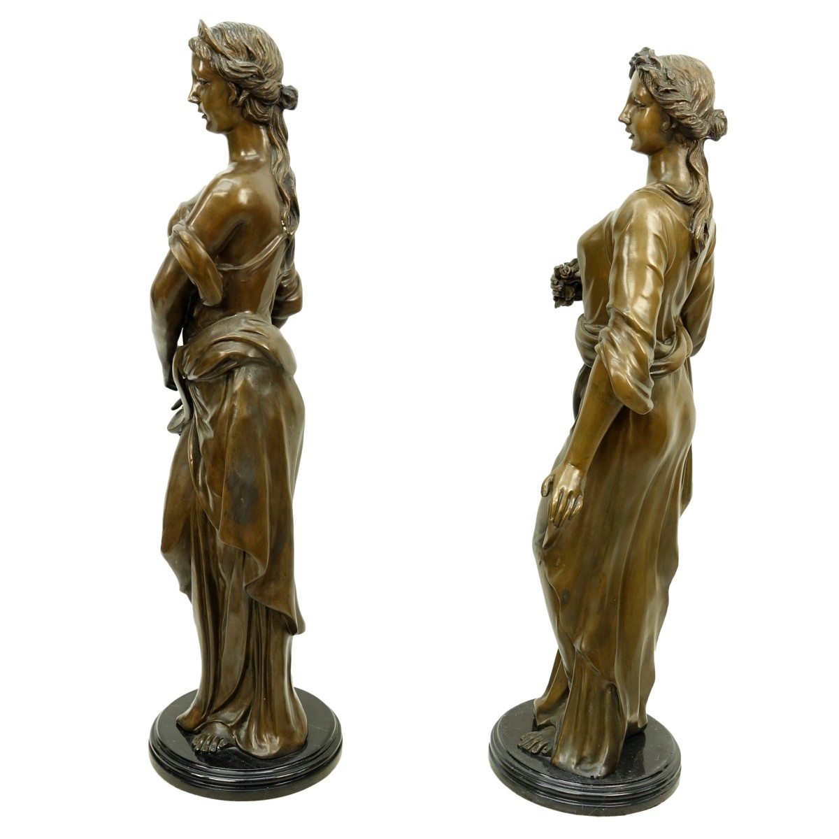 Two Bronze Sculptures