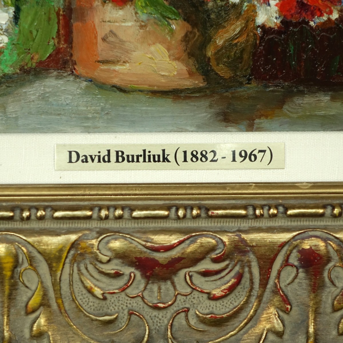 Attributed to David Burliuk Oil On Canvas