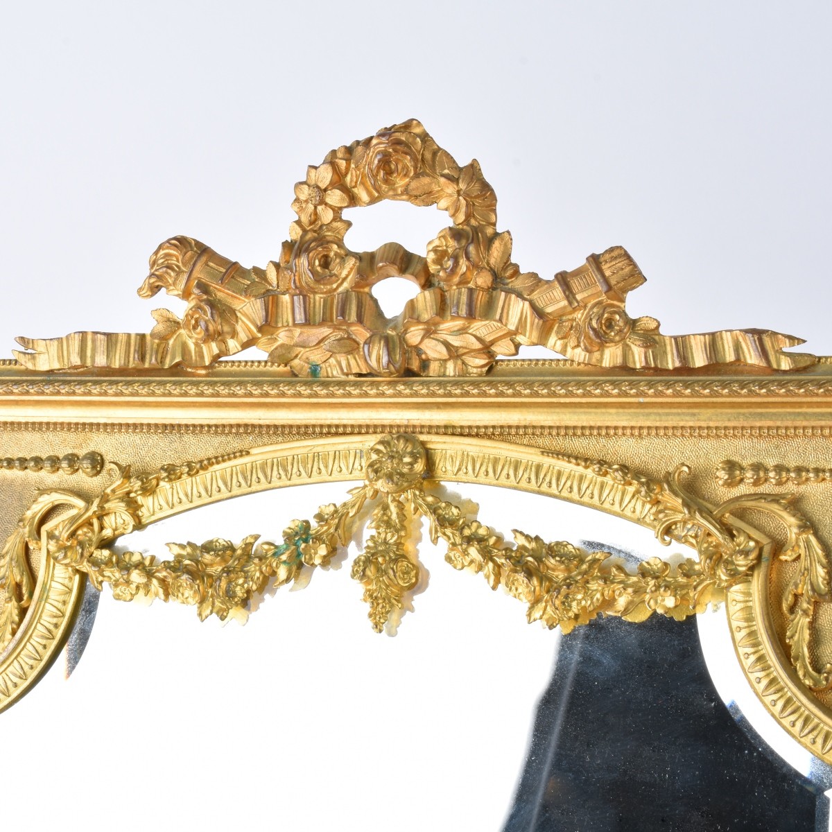 French Gilt Bronze Mirror