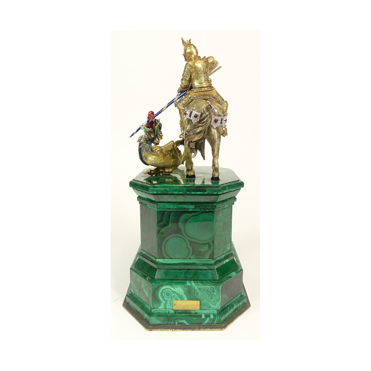 Lesta 18K St. George - Dragon Sculpture