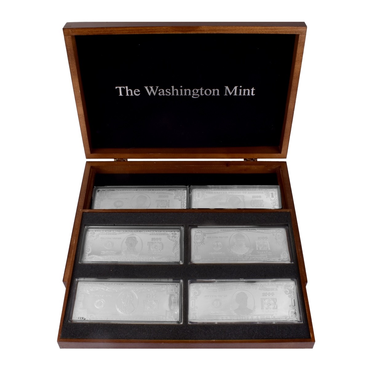 6 Silver Proof Bar Set