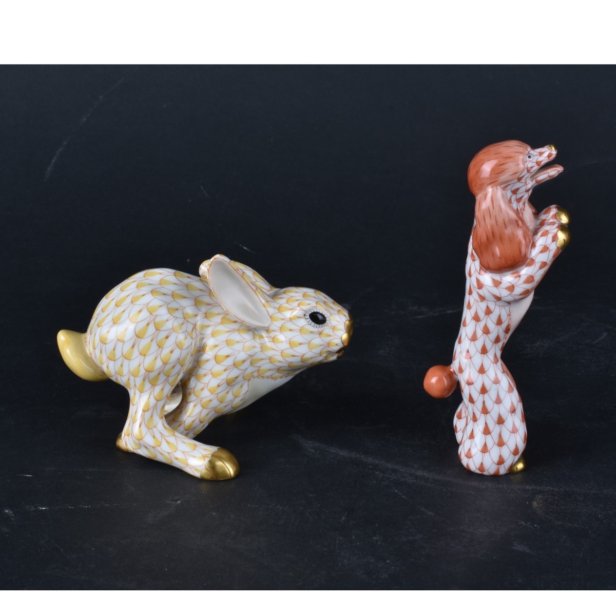 Two (2) Herend Figurines