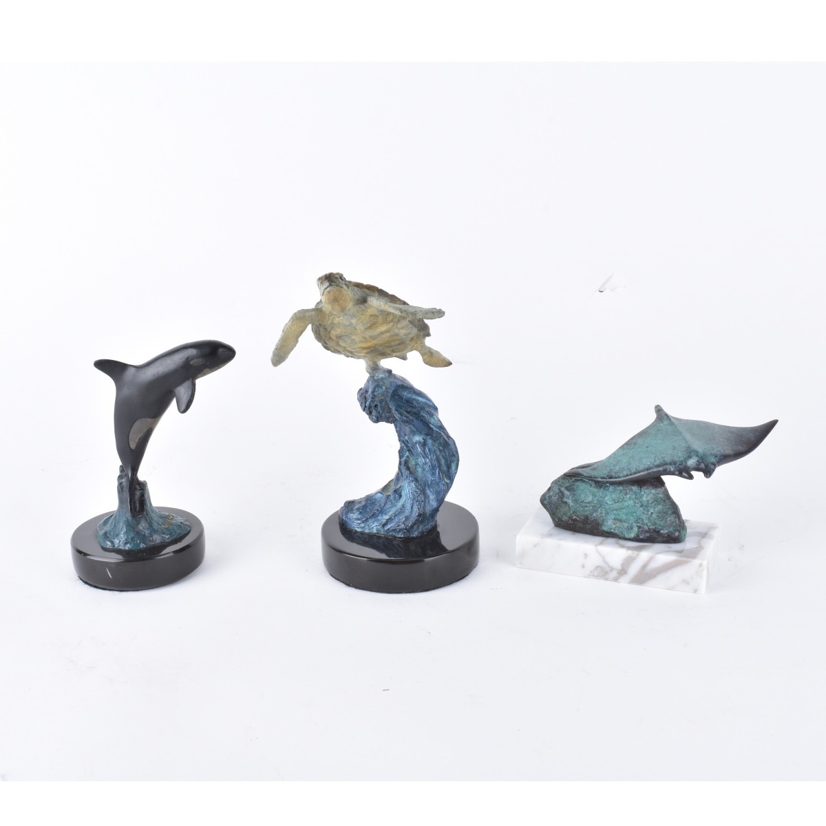 Three (3) Robert Wyland Sculptures