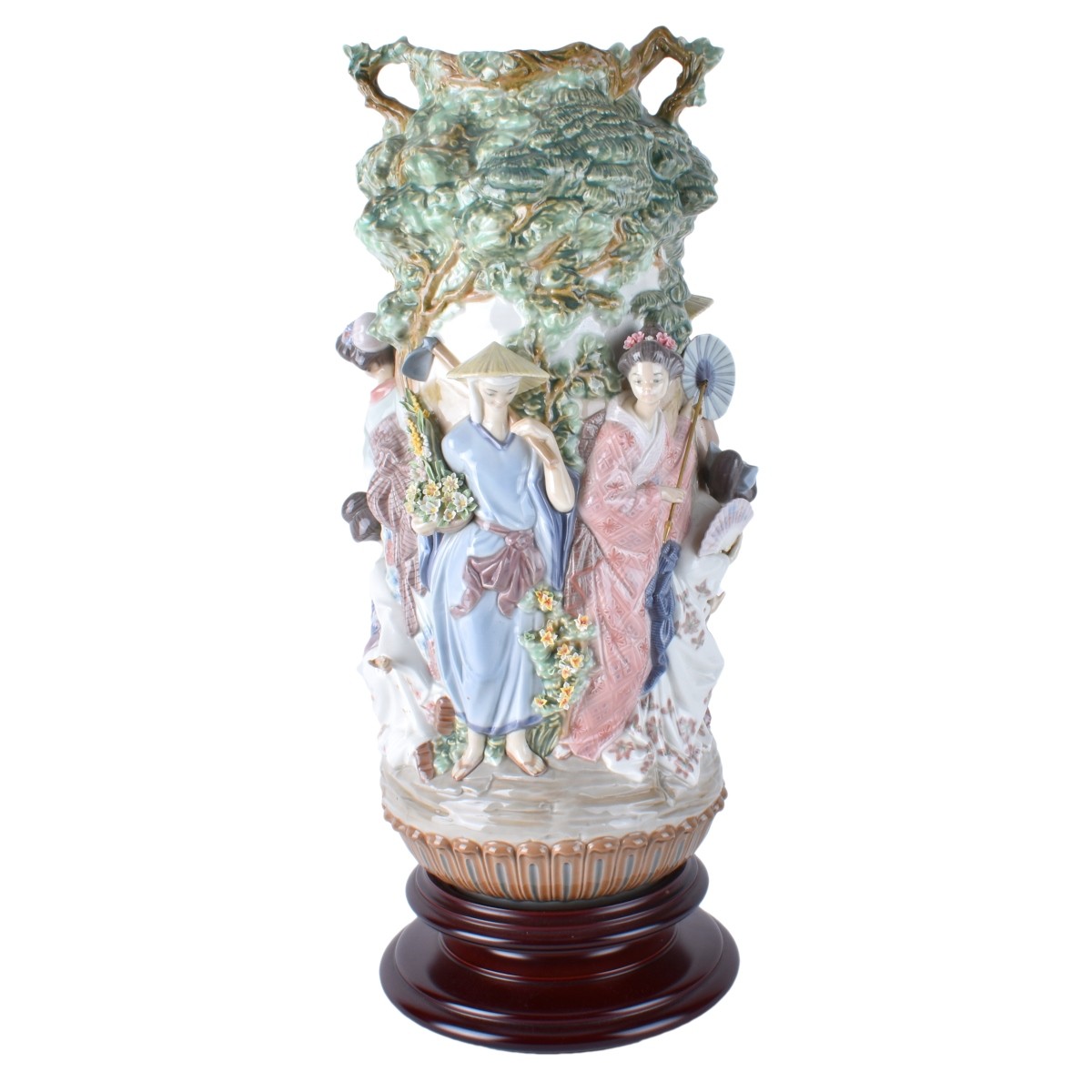 Lladro Jarron Japanese Vase