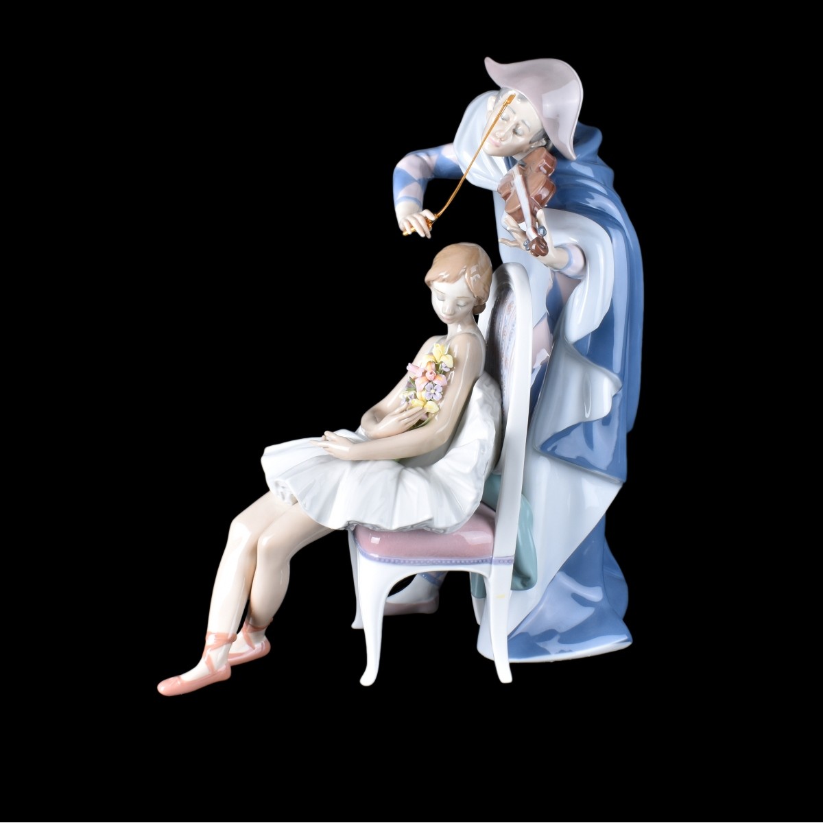 Lladro Jester's Serenade Figurine