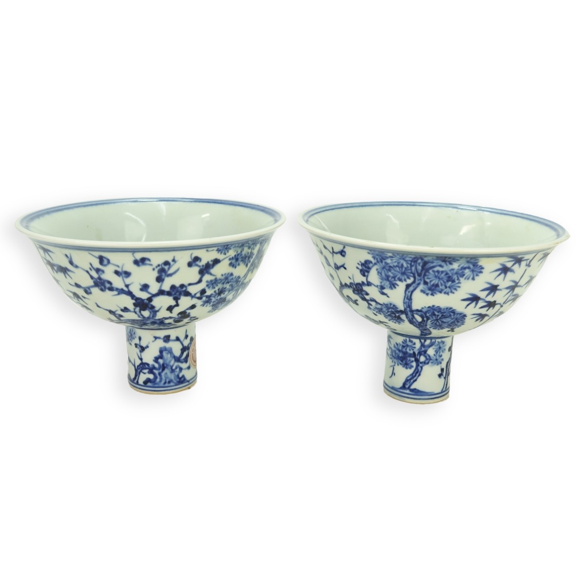 Chinese Pedestal Bowls