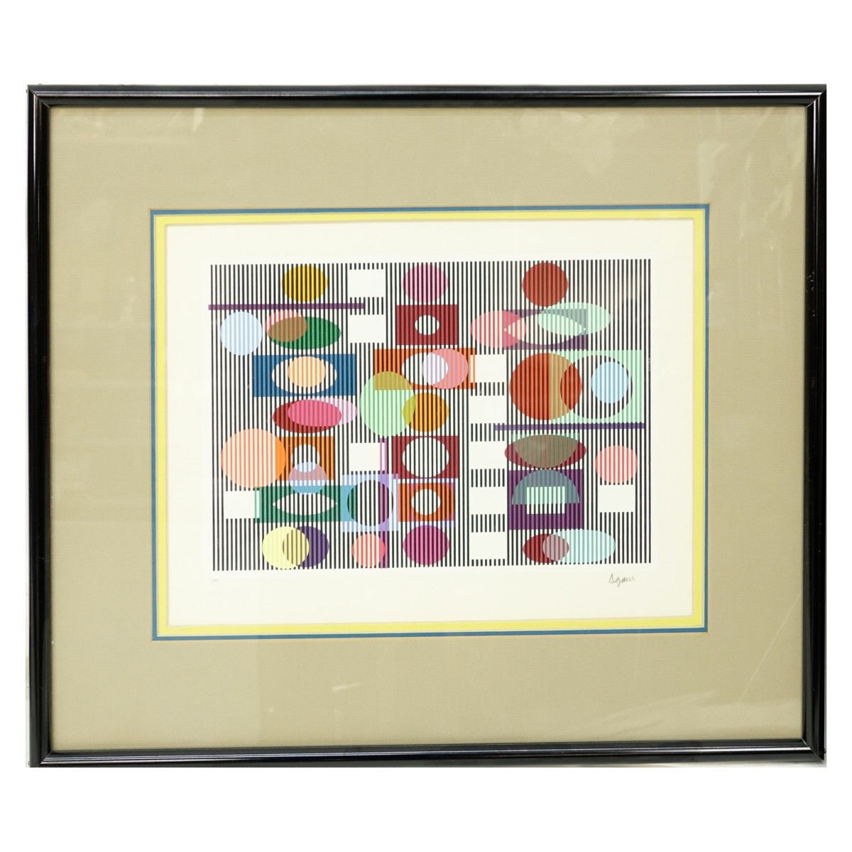 Yaacov Agam (b 1928) Color Serigraph