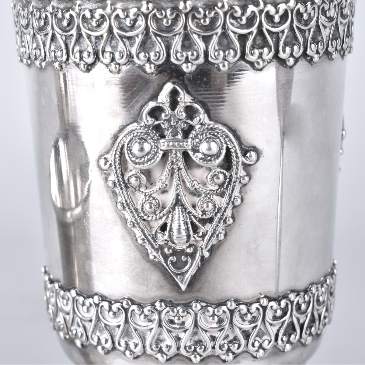 4 Sterling Kiddush Cups