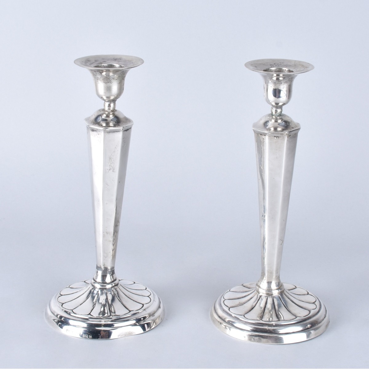 Pair Sterling Candlesticks