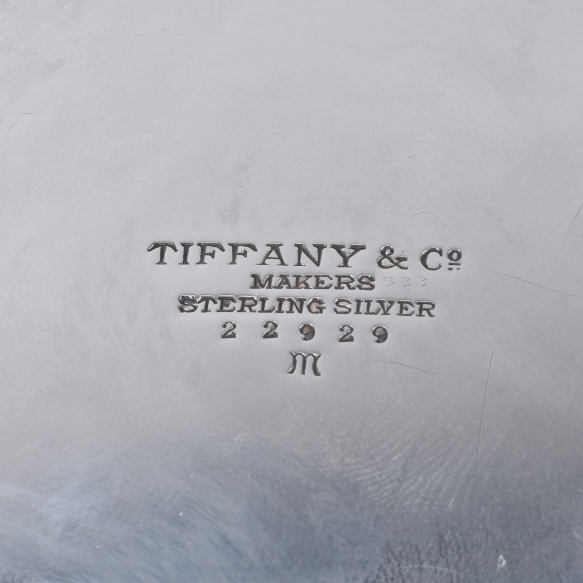 Tiffany & Co Sterling Plate