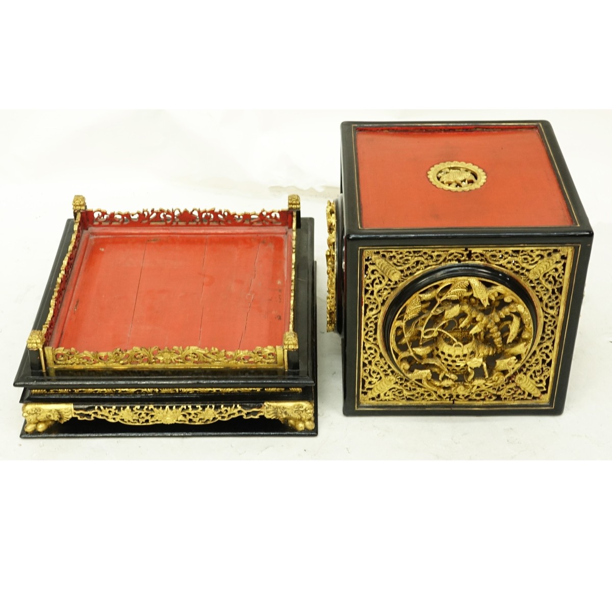 Chinese Lacquer Altar Box