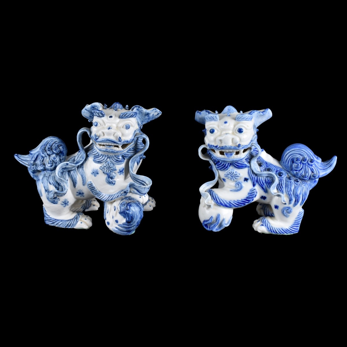 Pair of Chinese Foo Dogs