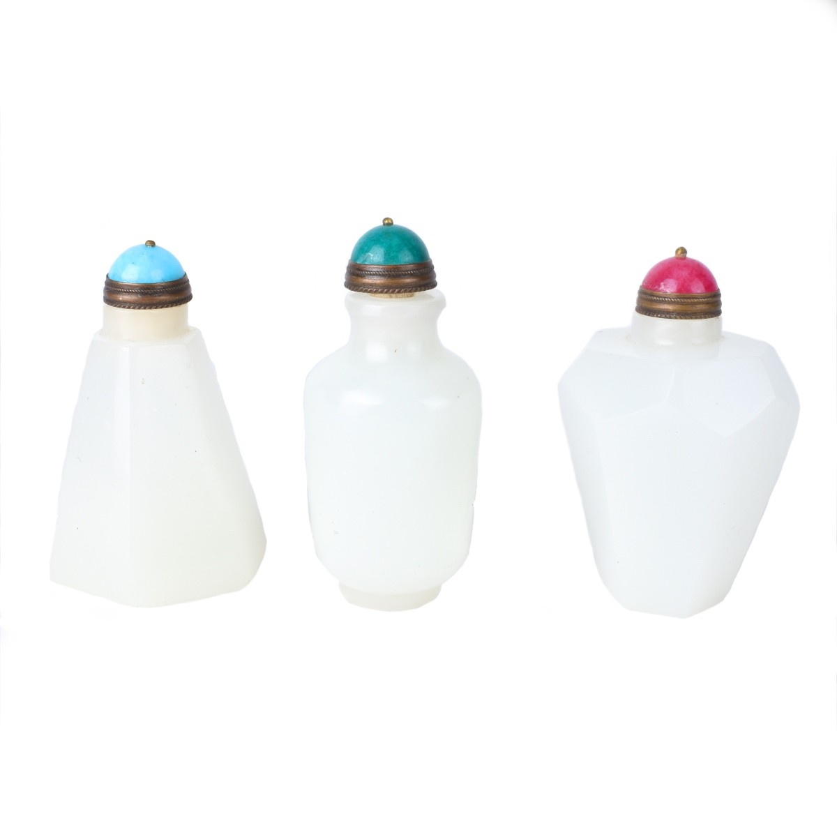 Three Snuff Bottles