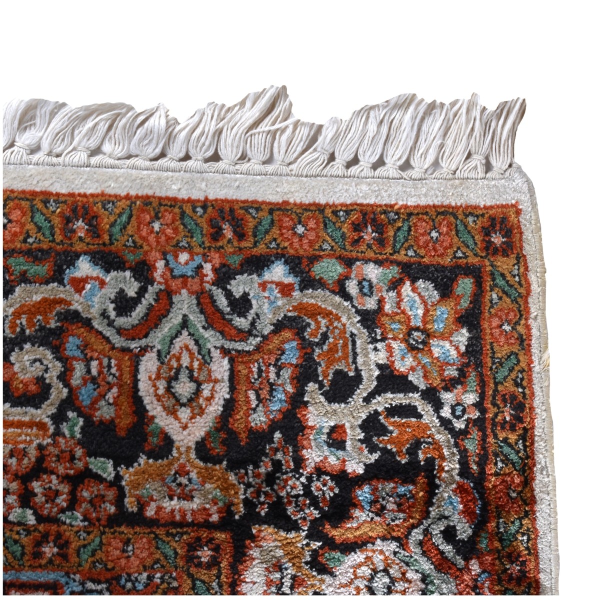 Semi Antique Persian Kashan Style Rug