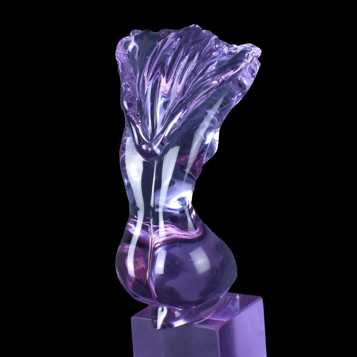 R. Auatra Art Glass Sculpture