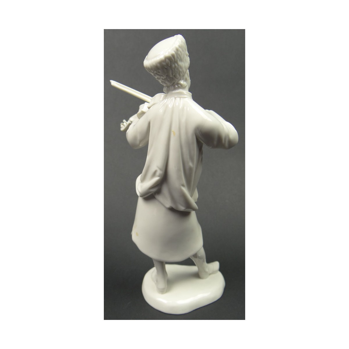 Nymphenburg Porcelain Figure of a "Violinist". Signed on Base Nymphenburg with Green Underglaze Mar