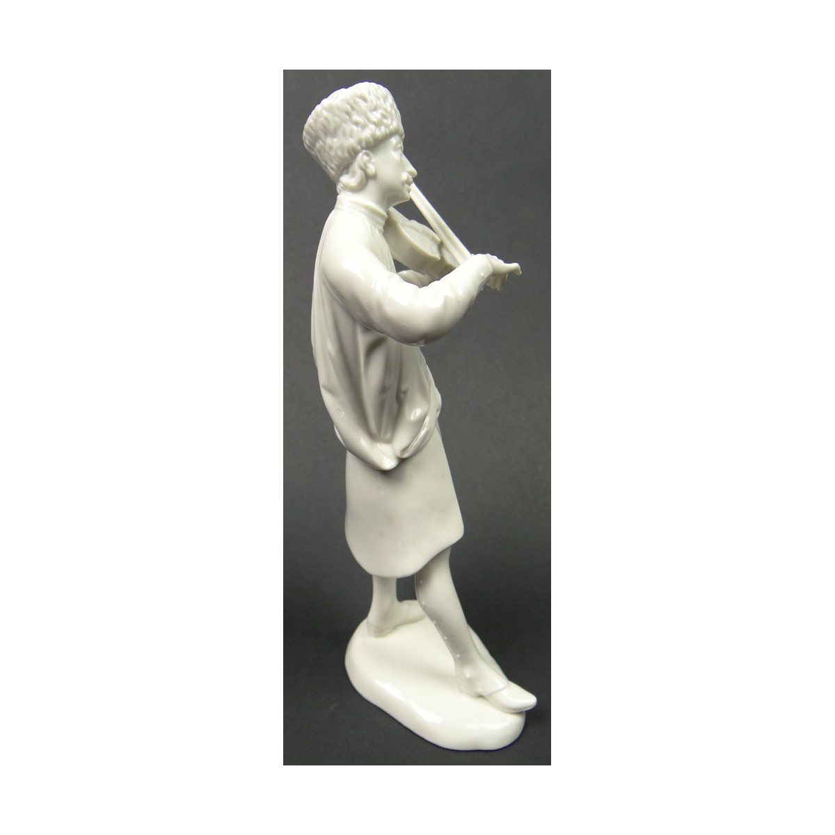 Nymphenburg Porcelain Figure of a "Violinist". Signed on Base Nymphenburg with Green Underglaze Mar