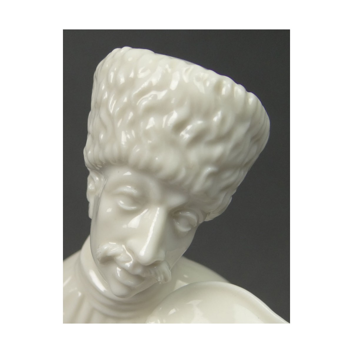 Nymphenburg Porcelain Figure of a "Violinist". Signed on Base Nymphenburg with Green Underglaze Mar