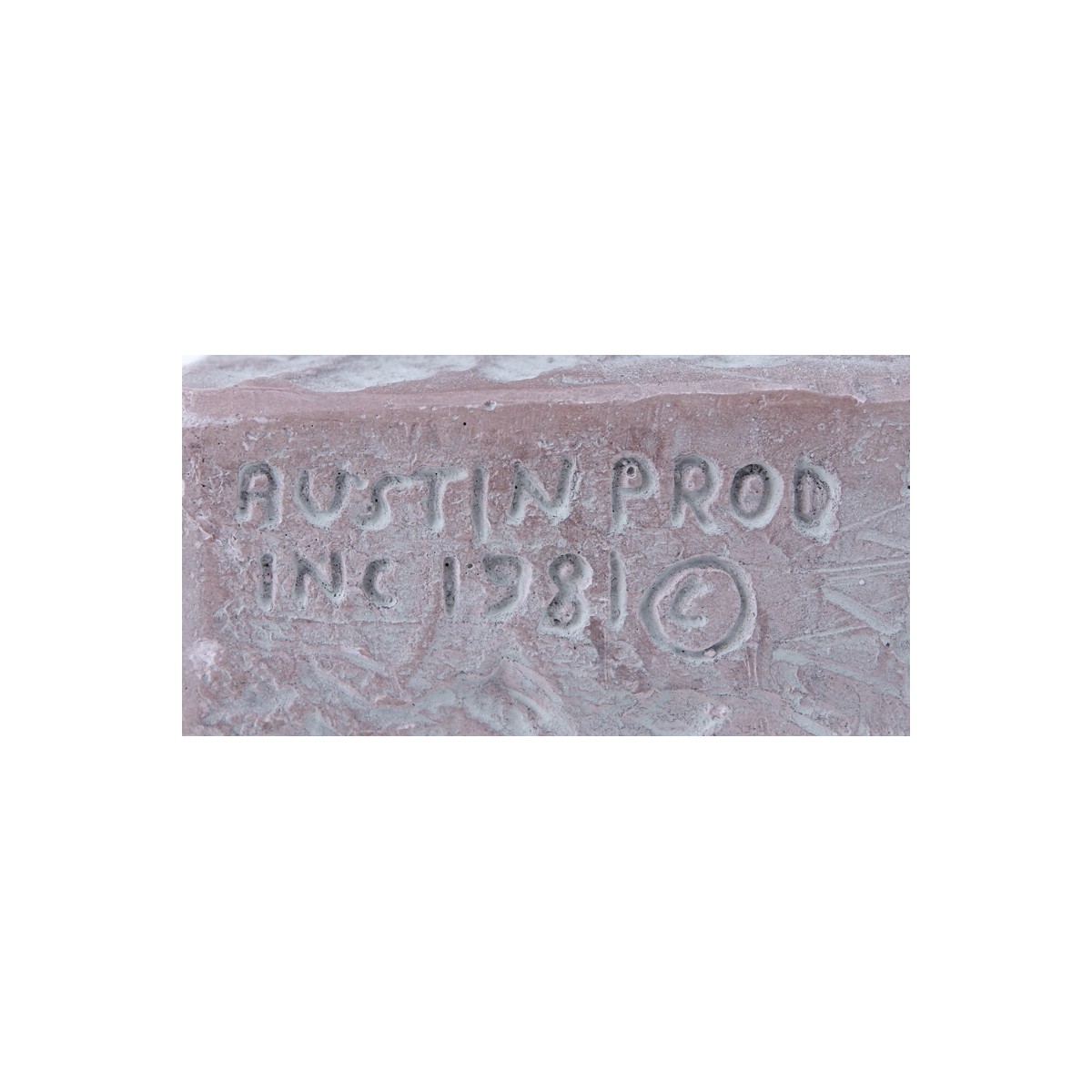 Two Vintage Austin Prod. Inc. Judaica Sculptures. Includes: Menorah 21" H x 14-1/2" W and Wailing W