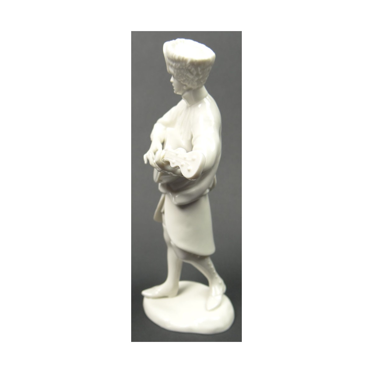 Vintage Nymphenburg Porcelain Figure of a "Guitarist" Signed on Base Nymphenburg with Green Undergl