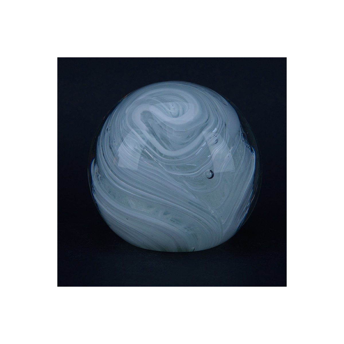 Large Licio Zanetti Murano Glass Paperweight. Signed. Good condition. Measures 5" H.  (estimate $25