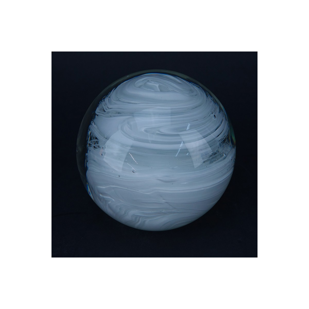 Large Licio Zanetti Murano Glass Paperweight. Signed. Good condition. Measures 5" H.  (estimate $25