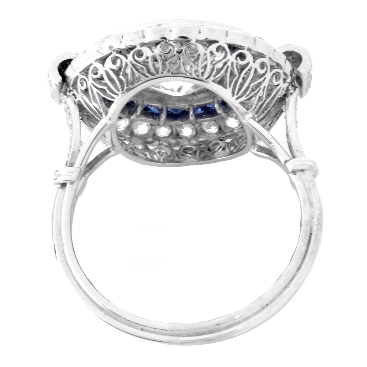 5.0ct TW Diamond and Platinum Ring