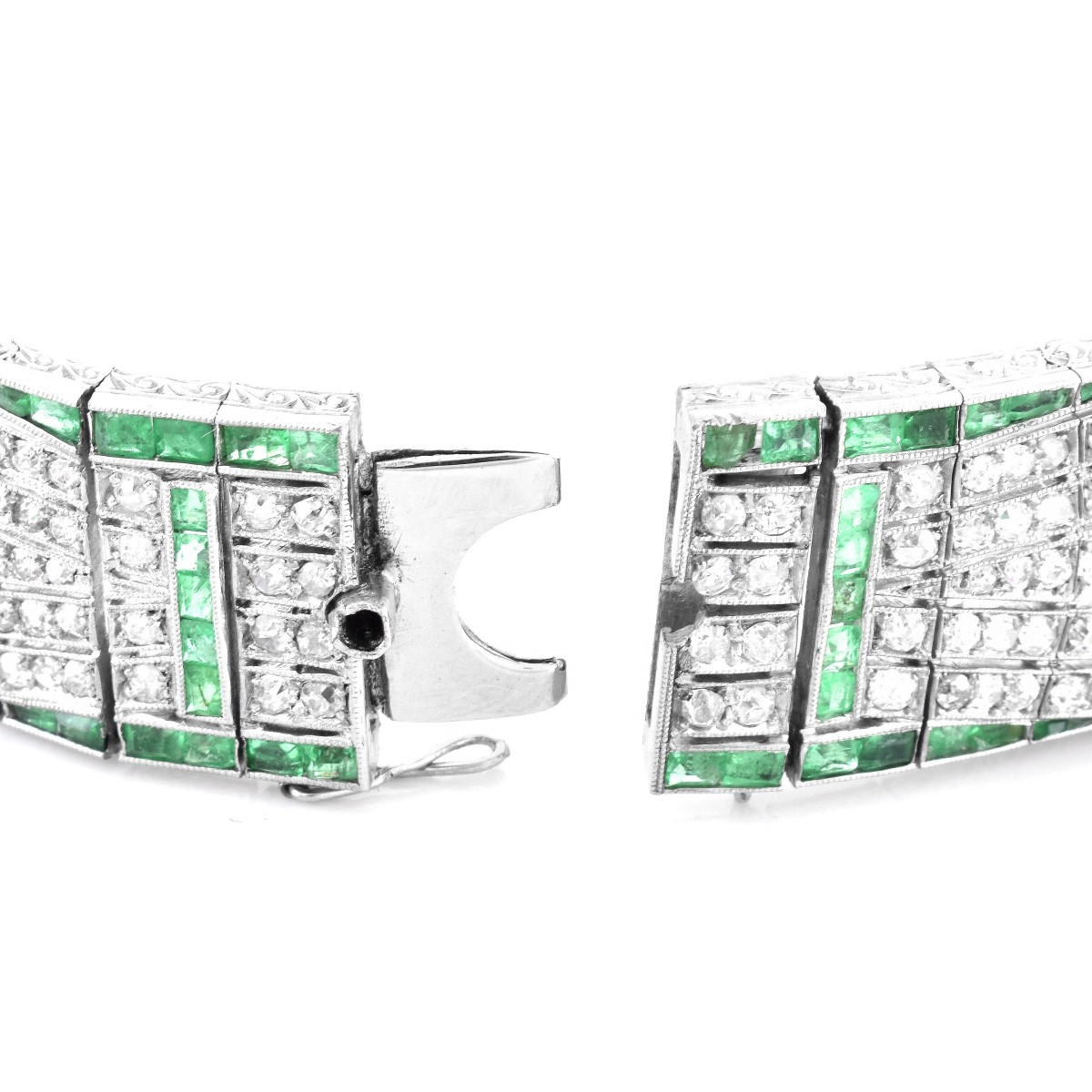 Art Deco Diamond and Platinum Bracelet