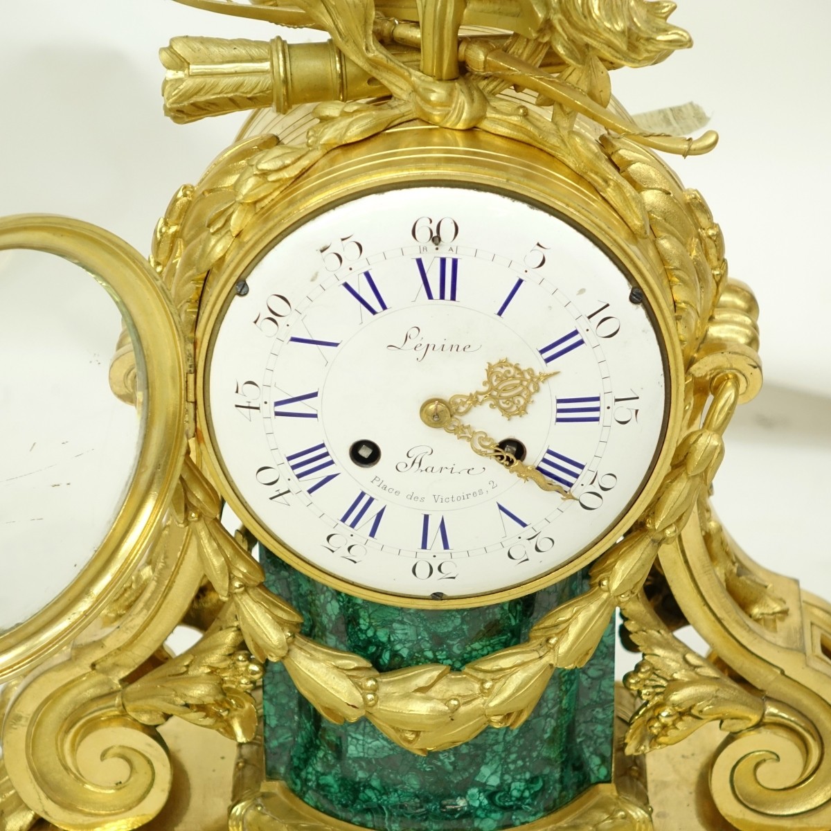 Louis Philippe Clock Garniture