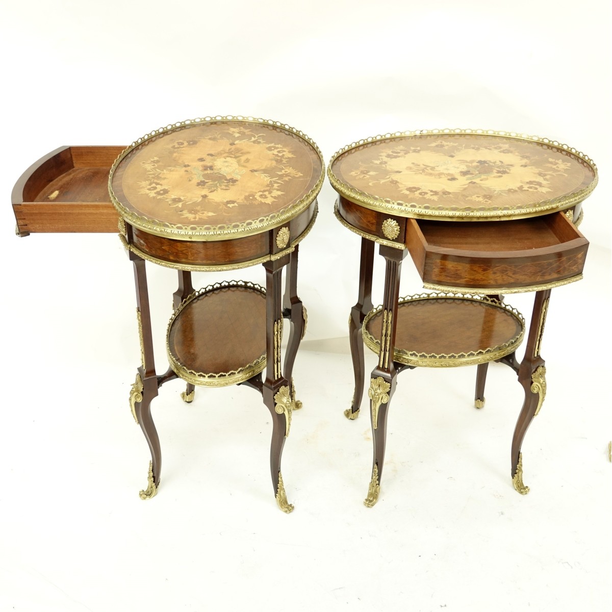 19C Marquetry Tables