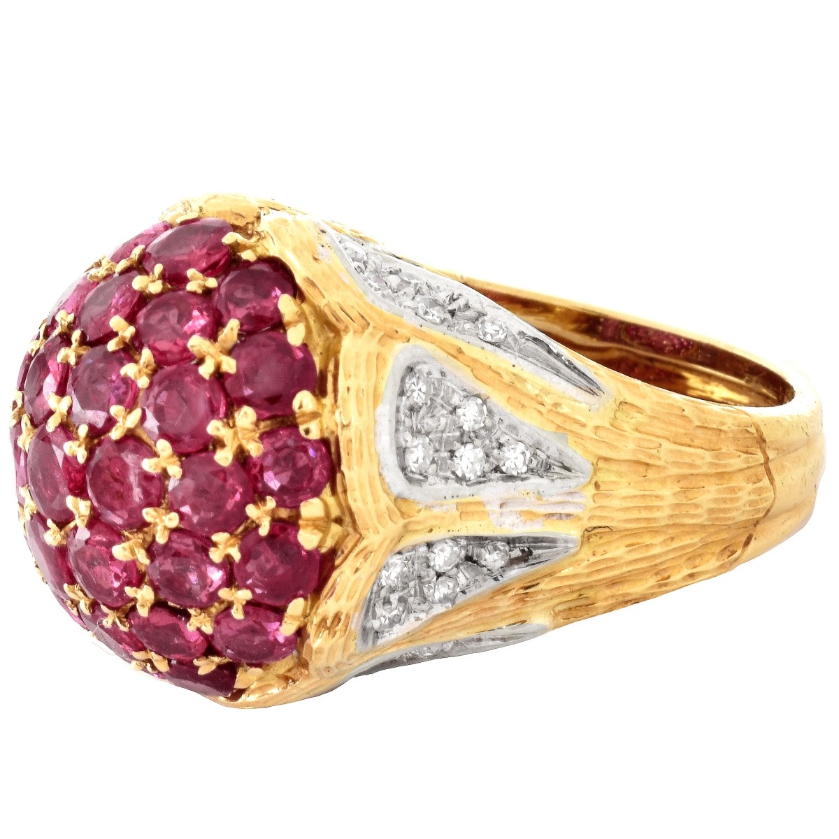 Spitzer & Furhmann Ruby and Diamond Ring