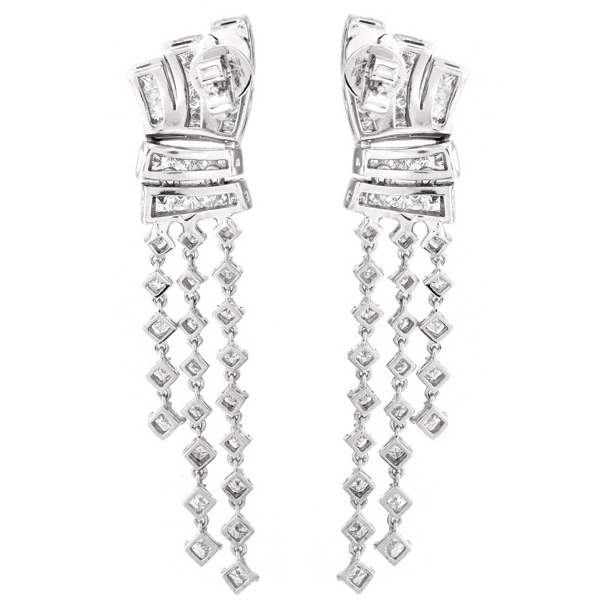 Diamond and 18K Gold Earrings