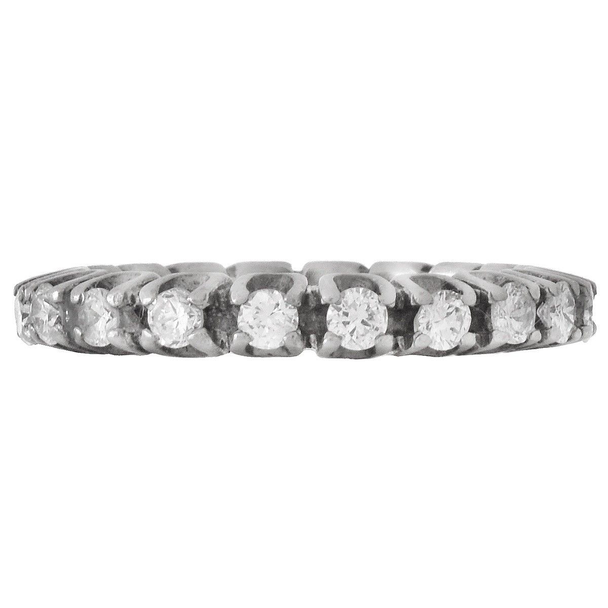 Vintage Diamond and 14K Eternity Band