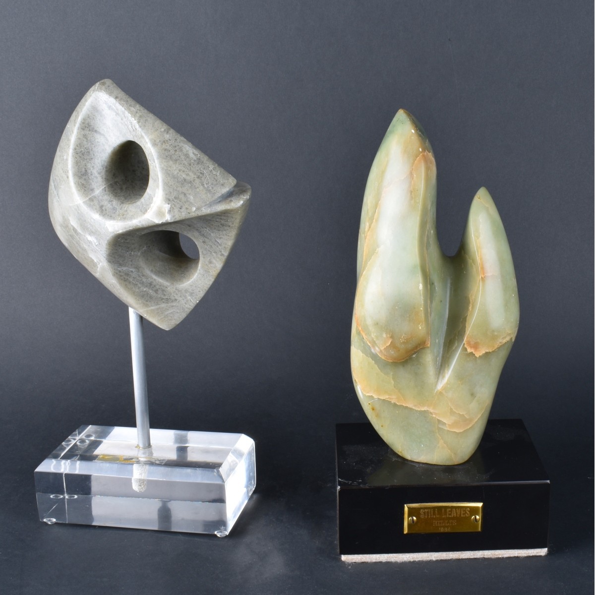 2 Stone Sculptures