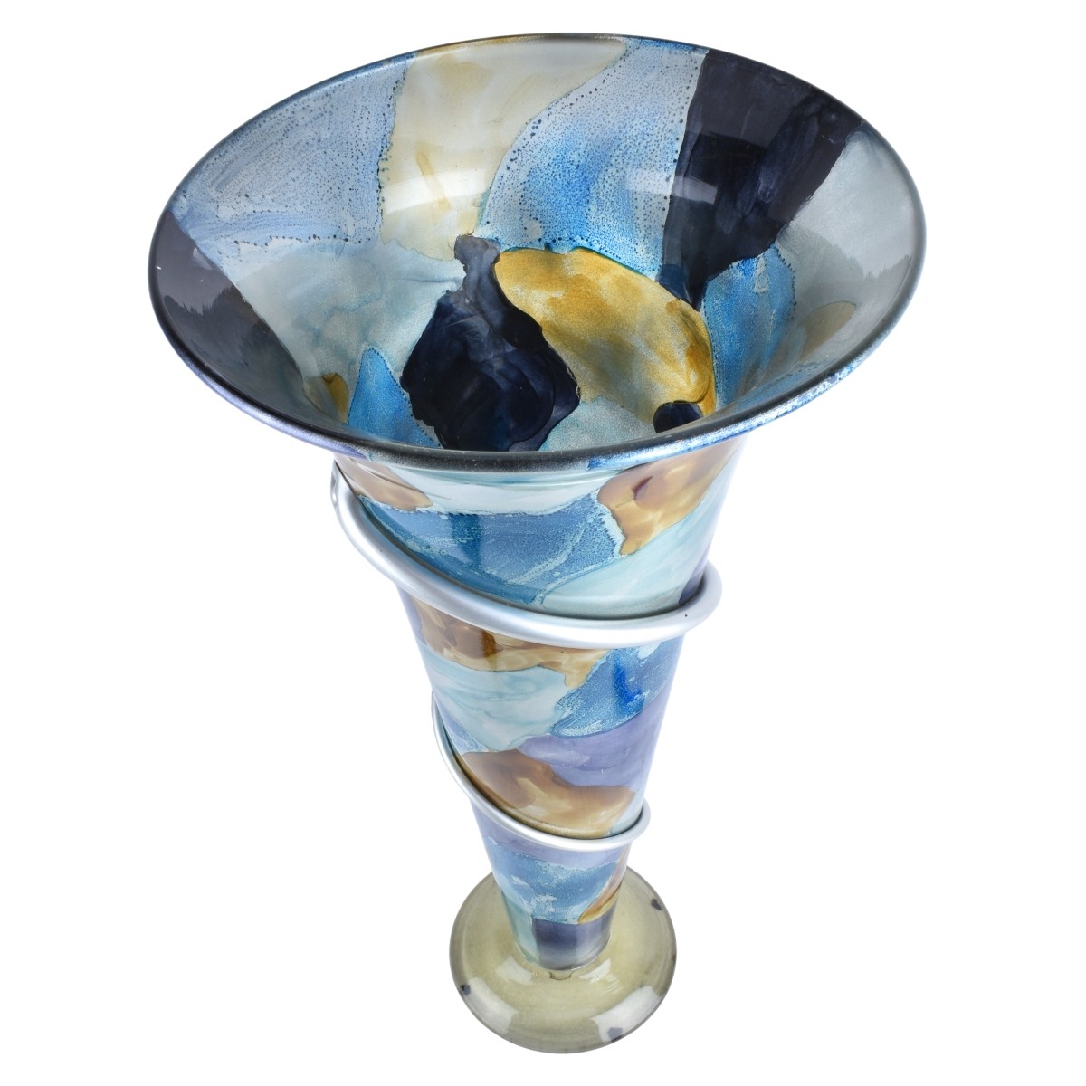 Large Art Glass Vase