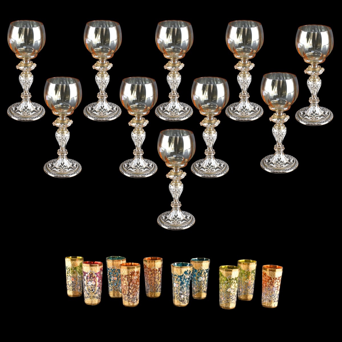 20 PCs Venetian Drinkware